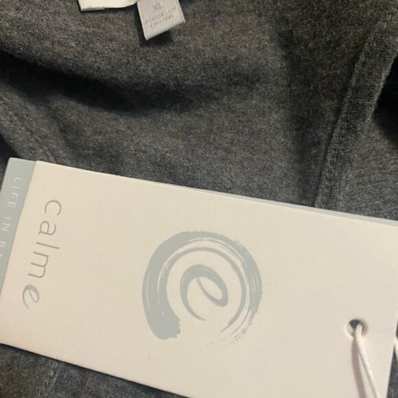 Calme Gray Racer Back Knit Maxi dress, size XL - Picture 3 of 3